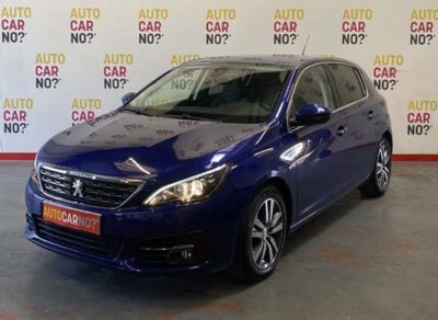 Voiture occasion PEUGEOT 308 1.2 PURETECH 130 S&S ALLURE EAT8 BLEU Essence Nimes Gard