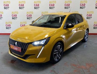 Voiture occasion PEUGEOT 208 1.2 PURETECH 100 S&S STYLE EAT8 JAUNE Essence Nimes Gard